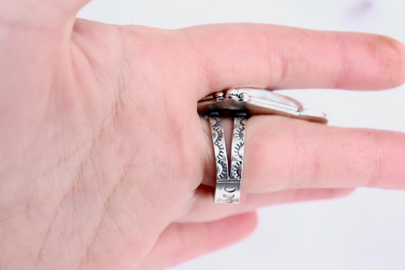Price: 12795.00 Rs Meissa Sterling Silver Thumb Ring for Women Hug Rings  Handma