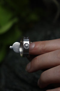 Larimar and Opal- Ring size 9.5