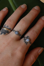Load image into Gallery viewer, Blue Lace agate Art Deco- Rings
