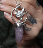 Load image into Gallery viewer, Spirit fairy- Crystal Necklace
