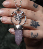Load image into Gallery viewer, Spirit fairy- Crystal Necklace
