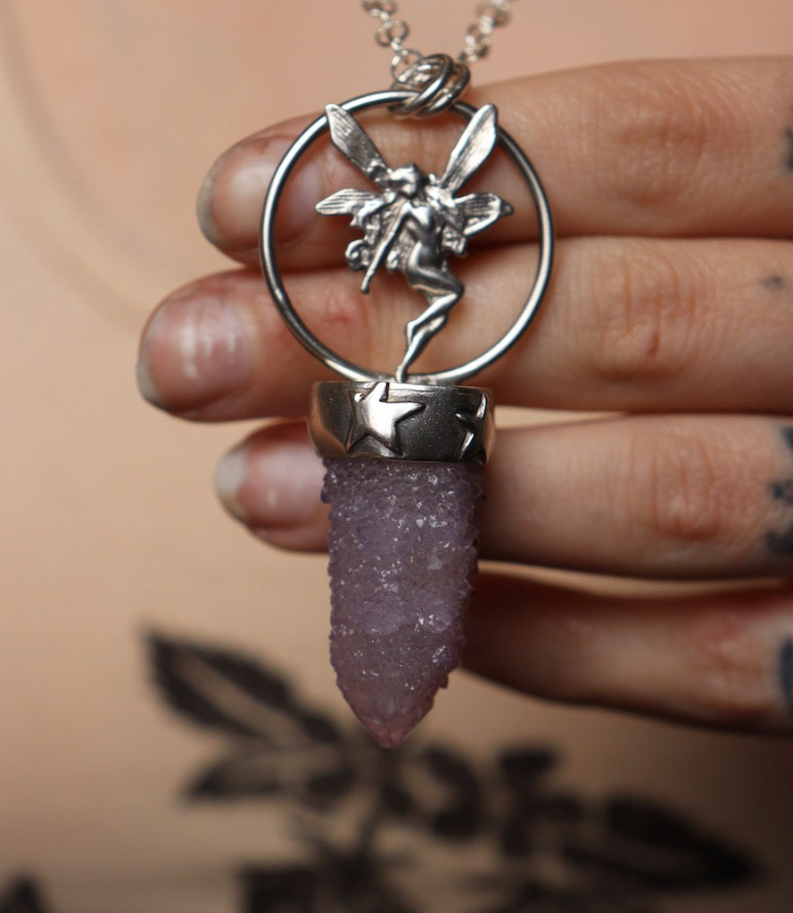 Spirit fairy- Crystal Necklace