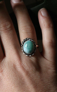 Larimar Ring- Size 5