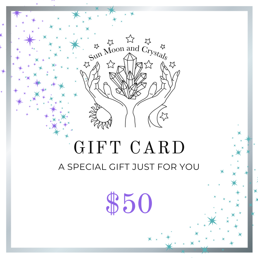 Sun Moon And Crystals Gift Card